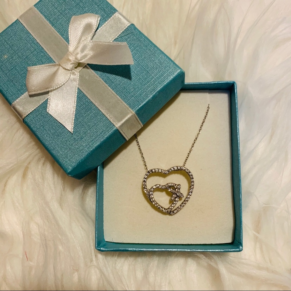 Cute Heart Sterling Silver Necklace
